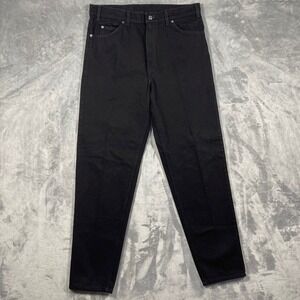 VTG 90's Orange Tab Levis 550 Mens Black Relaxed Fit Tapered Jeans 38(36.5)x34